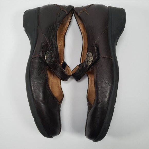 Sanita Women's Shoes Black Leather Mary Jane US10 Eur 41 - Picture 5 of 10